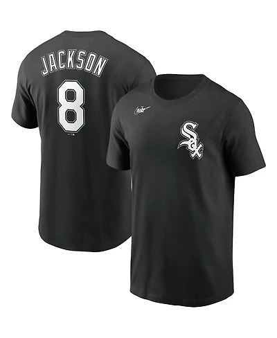 Men's Nike Bo Jackson Black Chicago White Sox Cooperstown Collection Name & Number T-shirt