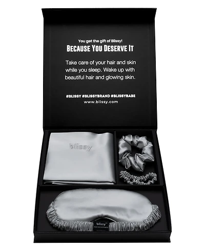 Blissy Pure Silk Dream 4-Pc. Set, Queen