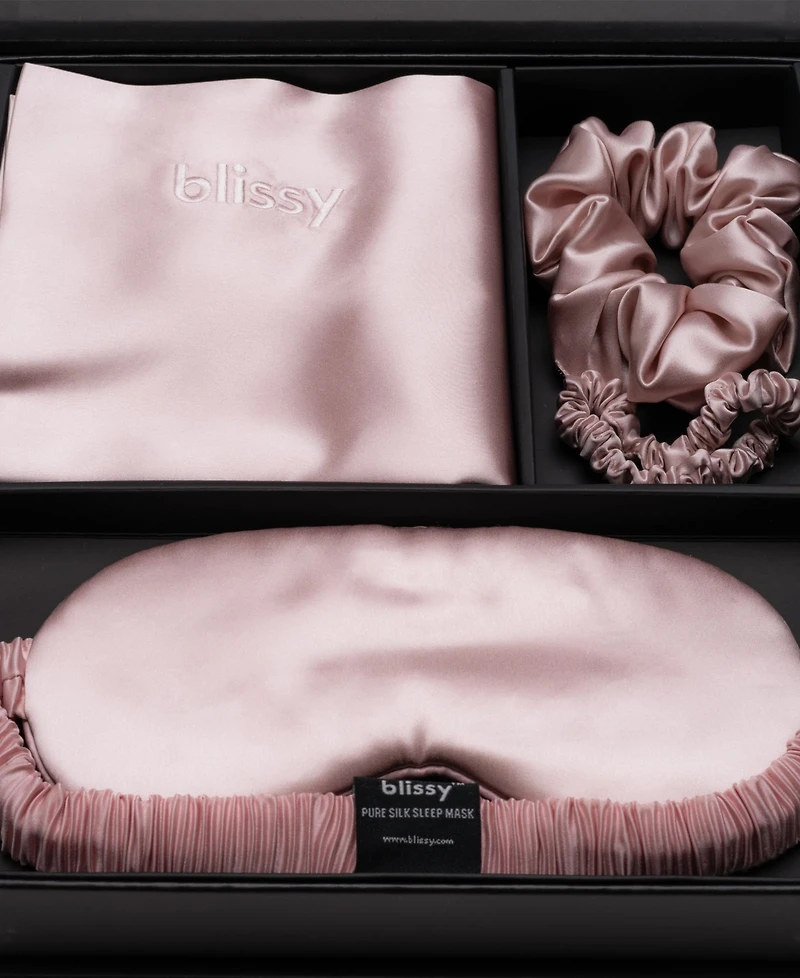 Blissy Pure Silk Dream 4-Pc. Sheet Set, King