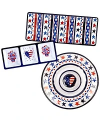 Certified International Stars Stripes Melamine Collection