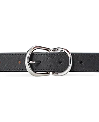 Lauren Ralph Reversible Crosshatch Leather Belt