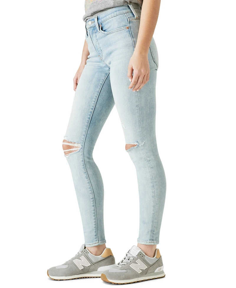 Lucky Brand Women's Ava Mid-Rise Ripped Skinny Jeans