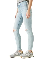 Lucky Brand Women's Ava Mid-Rise Ripped Skinny Jeans