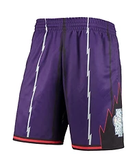 Men's Mitchell & Ness Purple Toronto Raptors 1998 Hardwood Classics 75th Anniversary Swingman Shorts