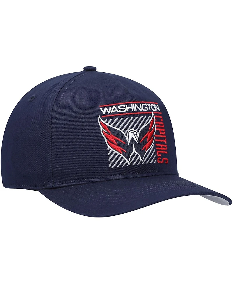 Men's '47 Navy Washington Capitals Reflex Hitch Snapback Hat