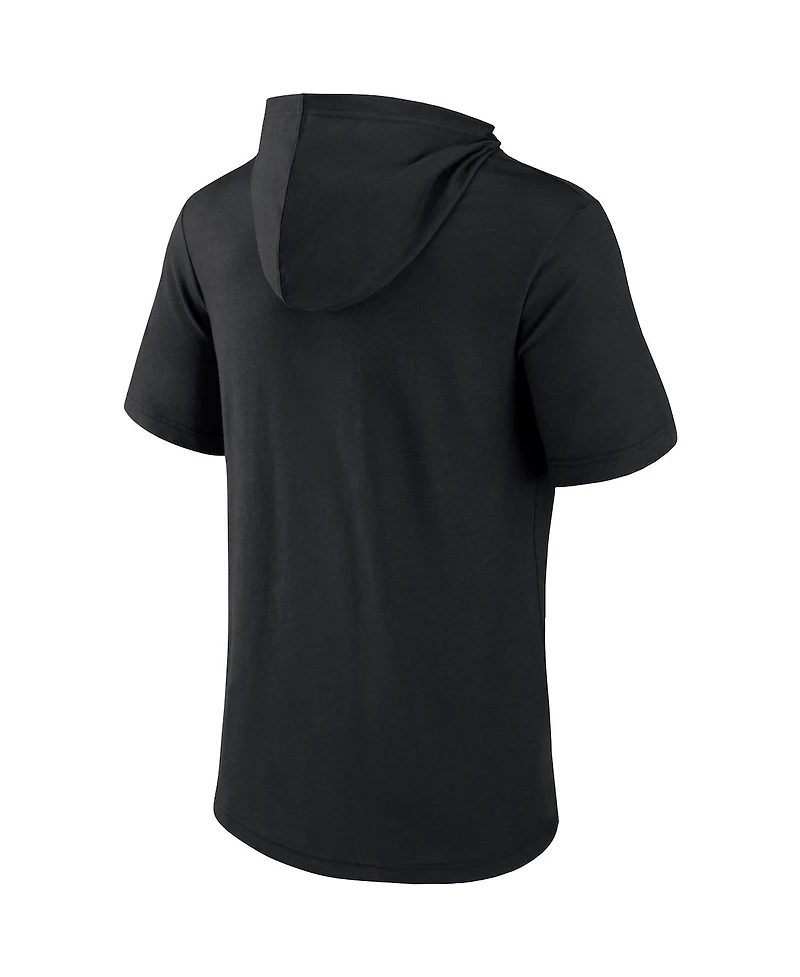 Men's Black Brooklyn Nets Guard The Rim Hoodie T-shirt