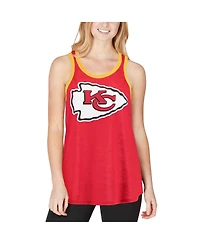 Women's Red Kansas City Chiefs Tater Tank Top