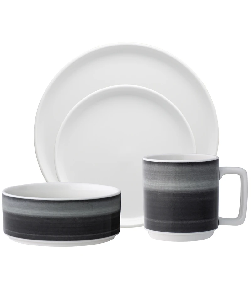 Noritake ColorStax Ombre 4-Piece Place Setting Stax