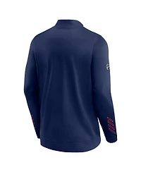 Men's Fanatics Navy Washington Capitals Locker Room Full-Zip Jacket