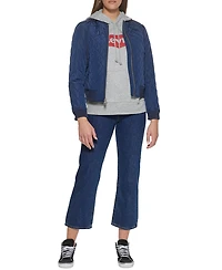 Levi's Women's Diamond Quilted Casual Bomber Jacket