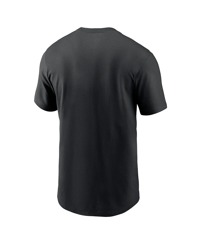 Men's Nike Black Los Angeles Rams Super Bowl Lvi Champions Lombardi Trophy T-shirt