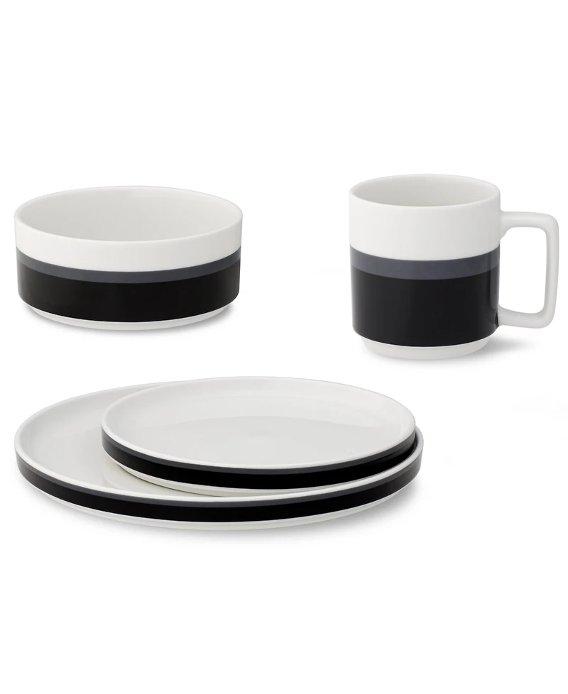 Noritake ColorStax Stripe Place Setting, 4 Piece