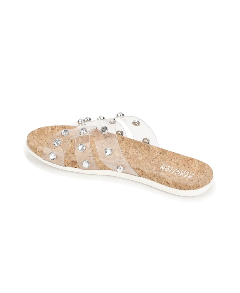 Kenneth Cole Reaction Women's Slim H Band Stud Sandals