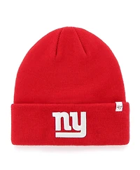 Men's '47 Red New York Giants Secondary Basic Cuffed Knit Hat