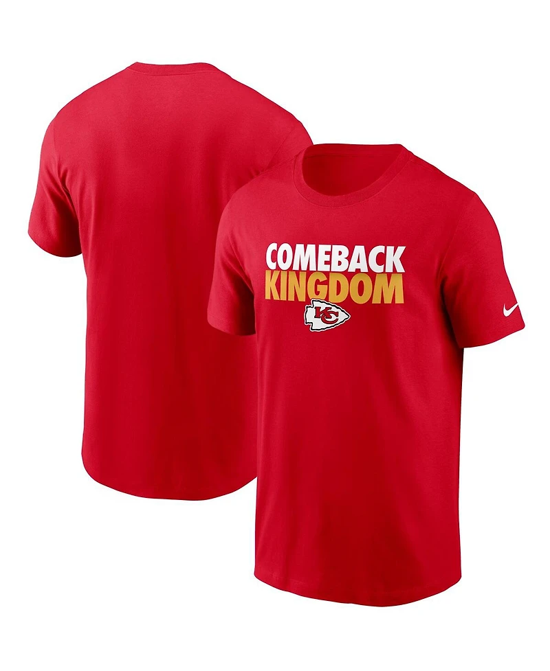 Men's Nike Red Kansas City Chiefs Hometown Collection Comeback T-shirt