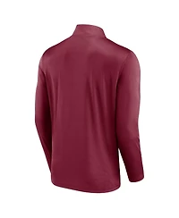 Men's Fanatics Maroon Mississippi State Bulldogs Underdog Mindset Quarter-Zip Top