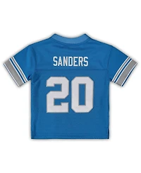 Infant Boys and Girls Mitchell & Ness Barry Sanders Blue Detroit Lions 1996 Retired Legacy Jersey