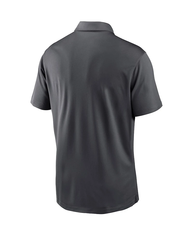 Men's Nike Charcoal Minnesota Vikings Franchise Performance Polo Shirt