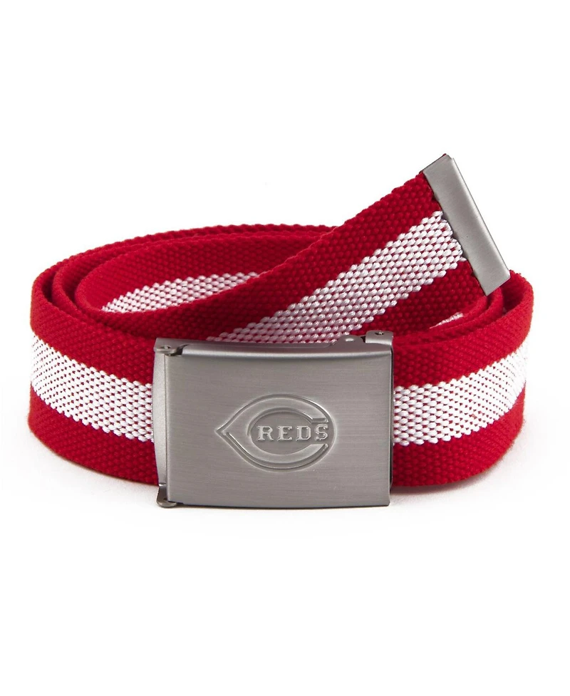 Men's Cincinnati Reds Fabric Belt
