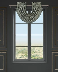 J Queen New York Santino Waterfall Window Valance, 33" x 43"