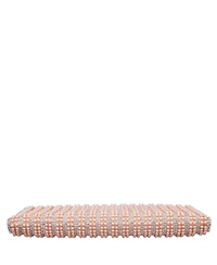 Women's Allover Imitation Pearl and Crystal Envelope Clutch