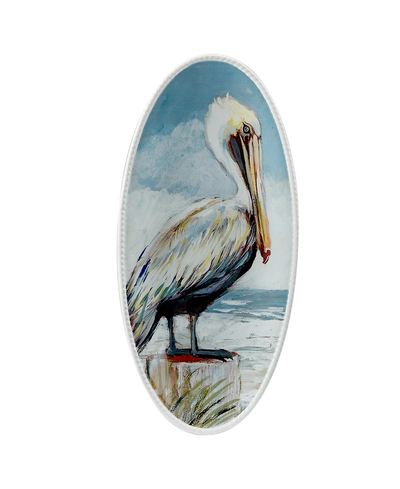 Certified International Shorebirds Fish Platter