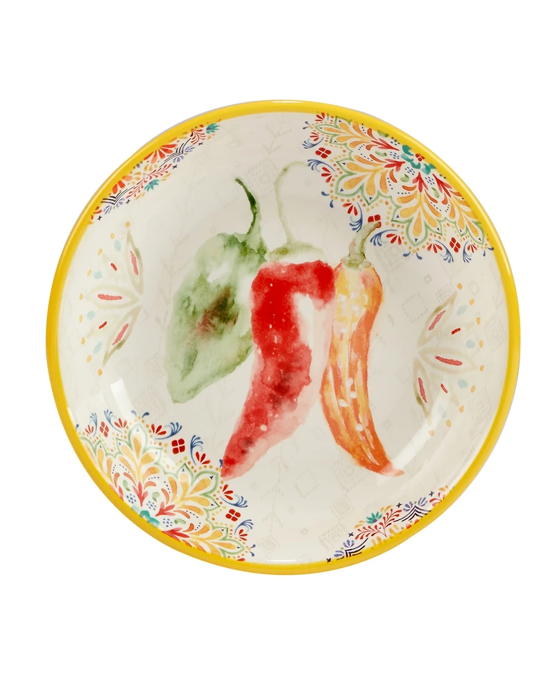 Certified International Sweet Spicy Soup Bowl, Set of 4