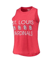 Women's Concepts Sport Navy, Red St. Louis Cardinals Meter Muscle Tank Top and Pants Sleep Set