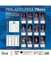 Turner Licensing Philadelphia 76ers 2022 Wall Calendar