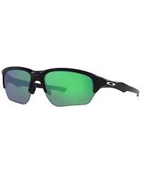 Oakley Unisex Rectangle Sunglasses, OO9363 64 Flak Beta