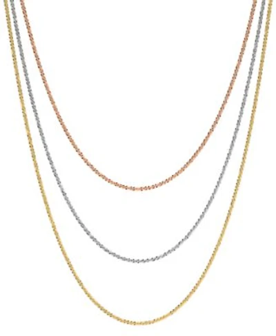 Sparkle Chain Necklace 16 24 1 1 2mm In 14k Yellow Gold White Gold Rose Gold
