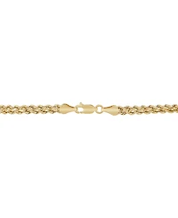 Puff Heart Rope-Framed 18" Pendant Necklace in 10k Gold
