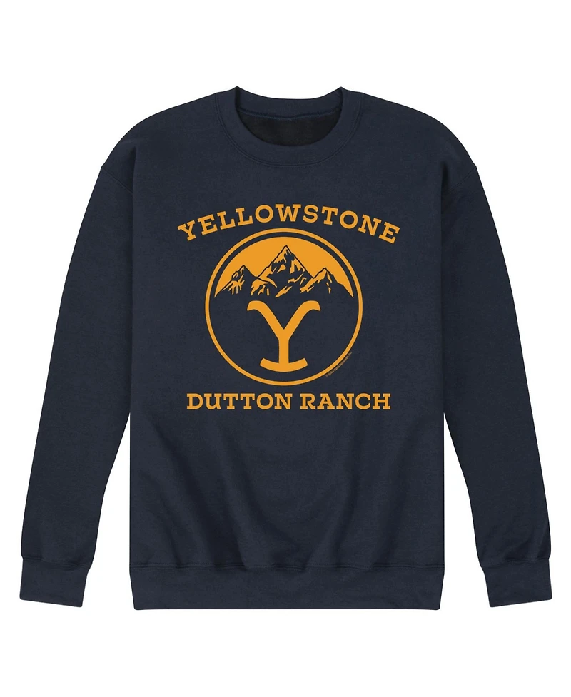 Men's Yellowstone Y Moutains Fleece Sweatshirt