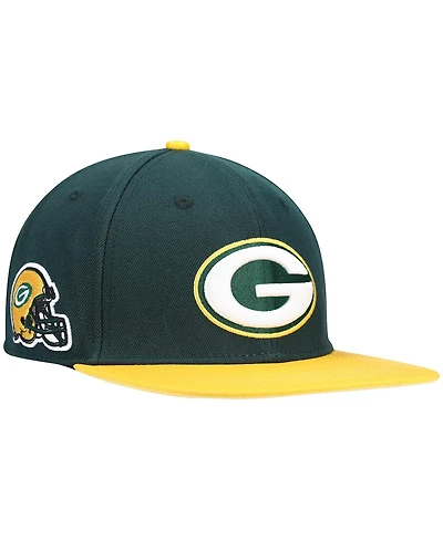 Men's Pro Standard Green, Gold Green Bay Packers 2Tone Snapback Hat
