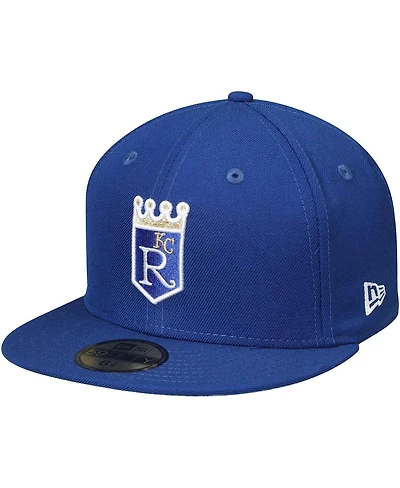 Men's Royal Kansas City Royals Cooperstown Collection Wool 59FIFTY Fitted Hat
