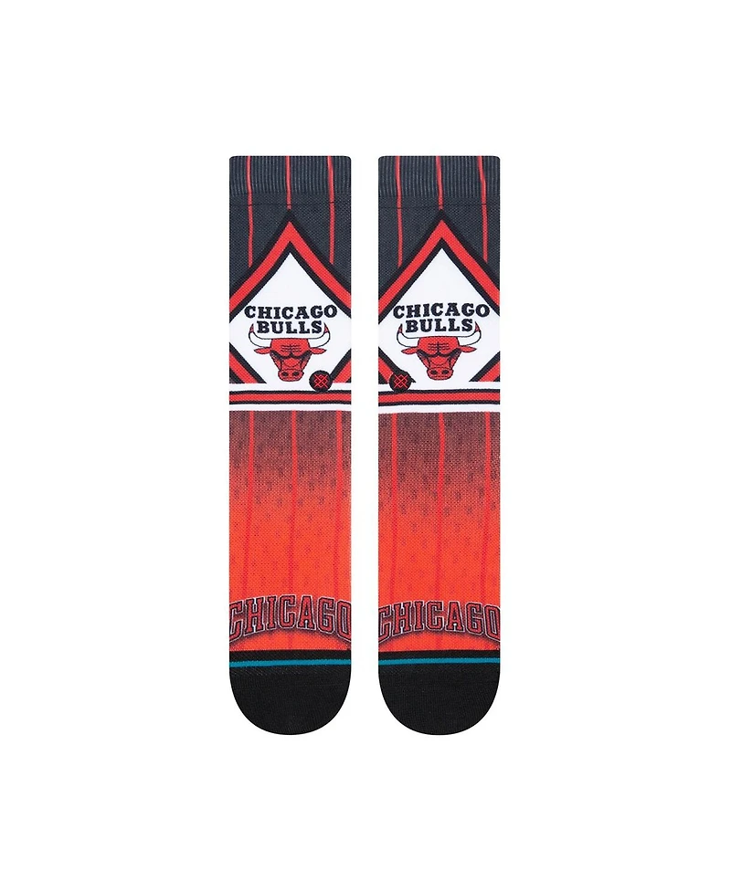 Men's Chicago Bulls Hardwood Classics Fader Collection Crew Socks