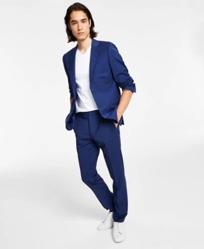 Calvin Klein Mens Skinny Fit Infinite Stretch Suit Separates Close Out