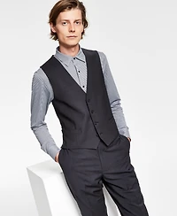 Calvin Klein Men's Slim-Fit Wool Infinite Stretch Suit Vest - Closeout!
