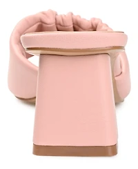 Journee Collection Women's Briarr Ruched Sandals