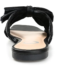 Journee Collection Women's Serlina Bow Flat Sandals