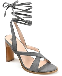 Journee Collection Women's Adalee Tie-Up Sandals