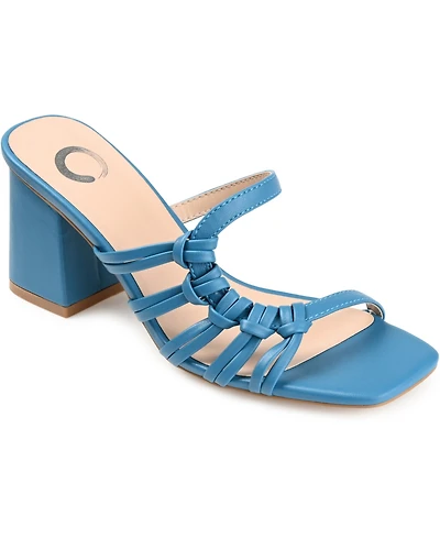 Journee Collection Women's Emory Block Heel Sandals