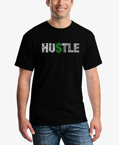 Men's Word Art Hustle T-shirt