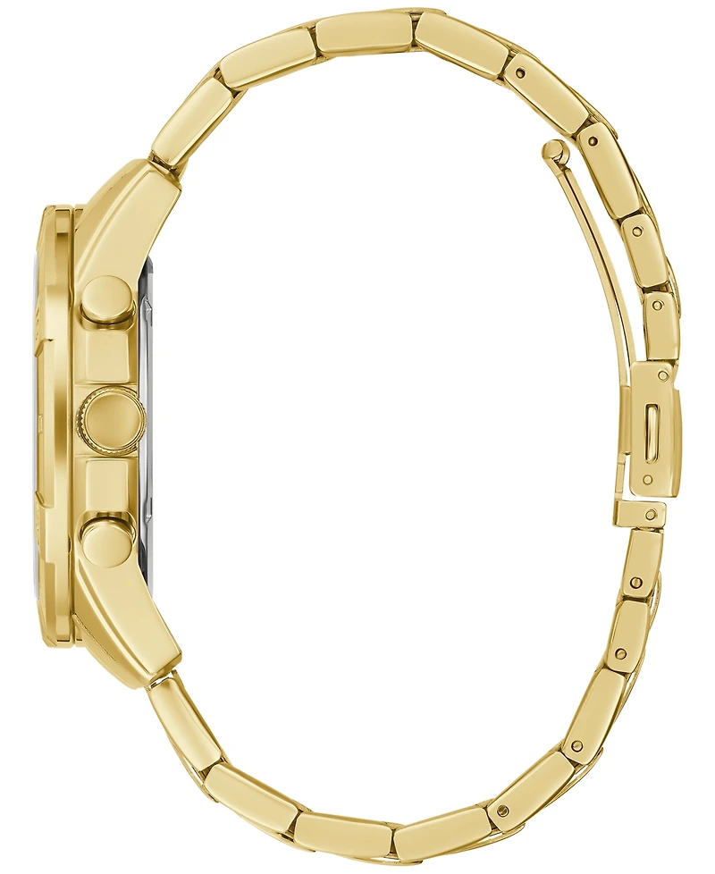 Caravelle designed by Bulova Men's Chronograph Gold Tone Stainless Steel Bracelet Watch 44mm