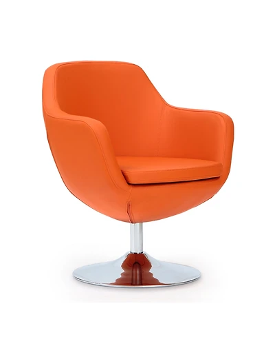 Caisson Swivel Accent Chair