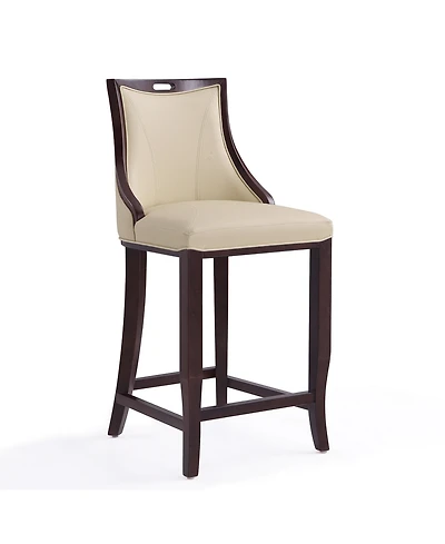 Manhattan Comfort Emperor Leatherette Upholstered Barstool
