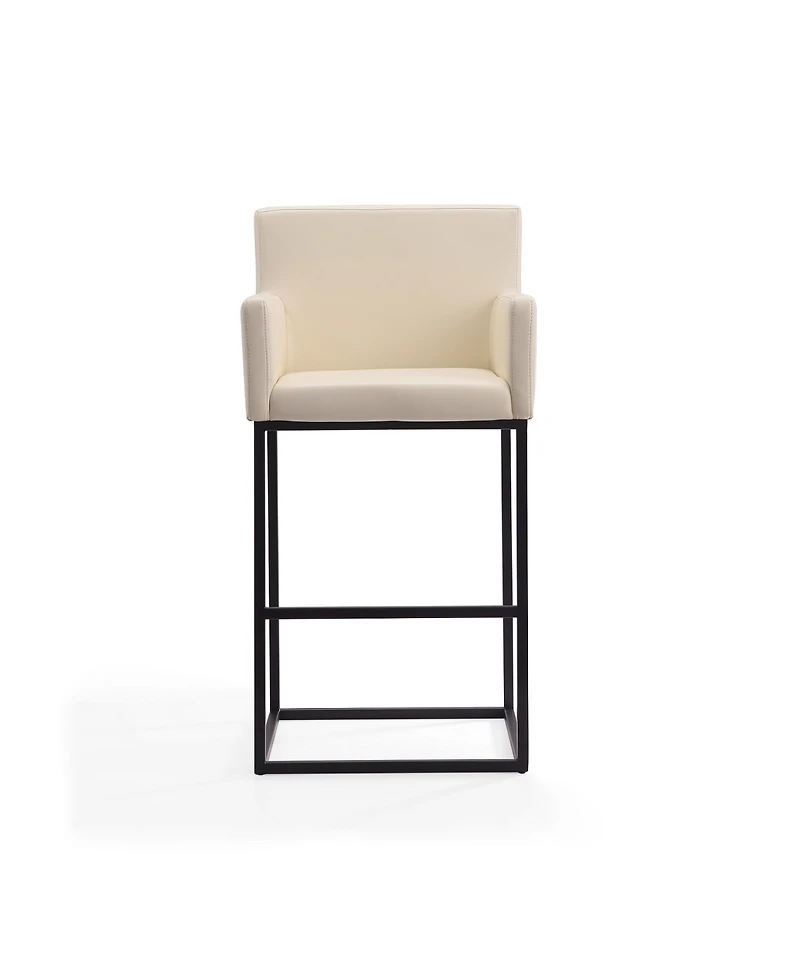 Manhattan Comfort Ambassador Leatherette Upholstered Barstool