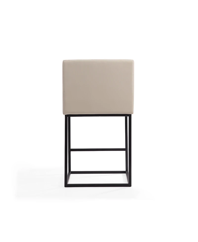 Manhattan Comfort Ambassador 38" Leatherette Upholstered Counter Stool