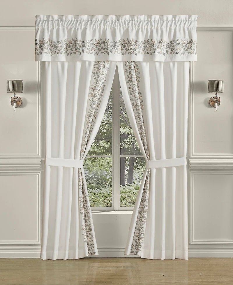 Royal Court Laurel Straight Window Valance, 17" x 72"