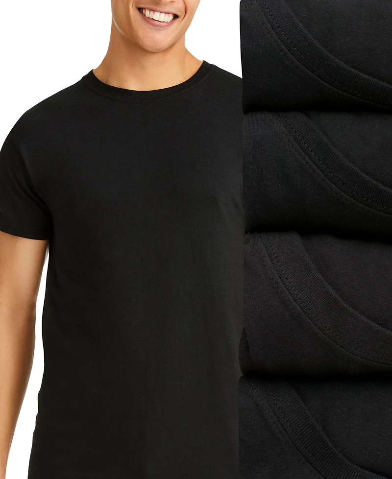 Hanes Men's Ultimate 4-Pk. Moisture-Wicking Stretch T-Shirts